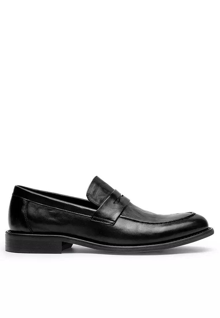 Discount on Twenty Eight Shoes  shoes - SKU: Grain Leather Penny Loafers Ds1309-01-02