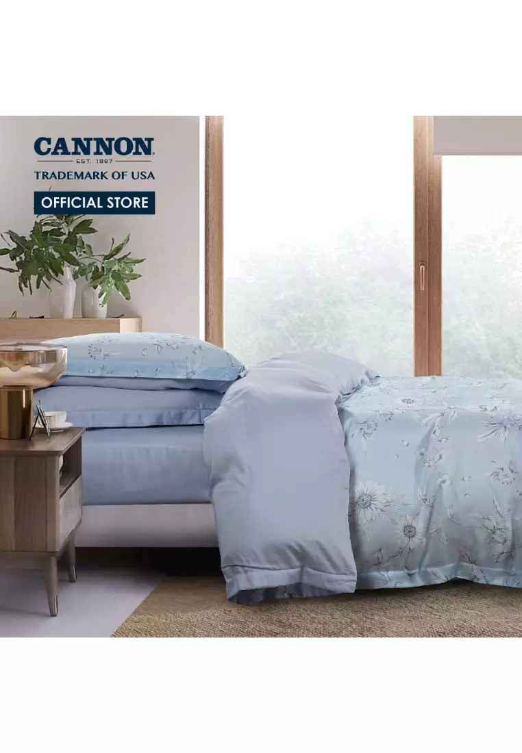 Buy CANNON CANNON Ashton TENCEL™ Quilt Cover Set Hannely 1000TC