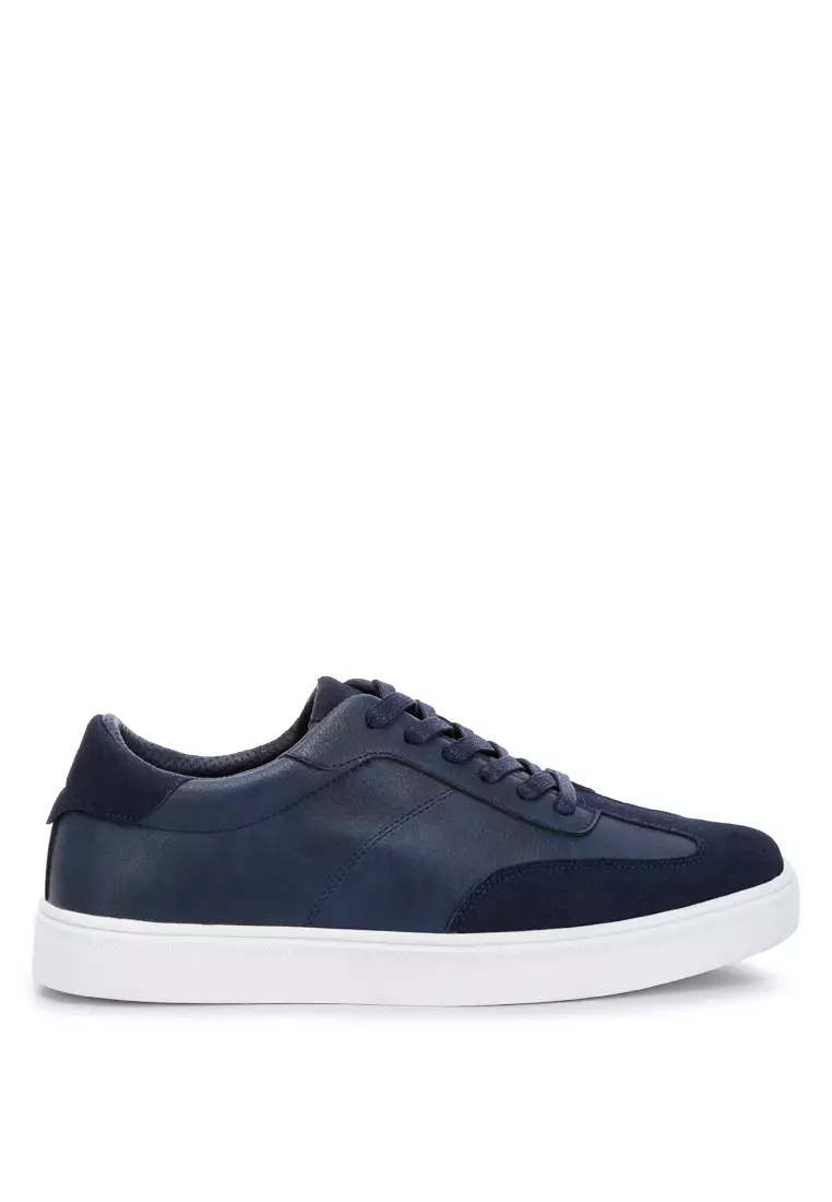 Discount on London Rag  shoes - SKU: Contrasting Sole Men's Sneakers in Navy