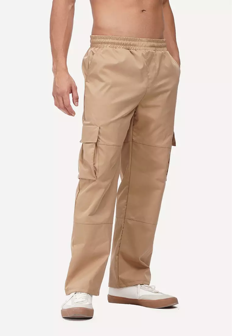 Straight Oxford Cargo Pants