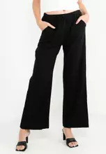 Abercrombie belted wide leg pants cheap