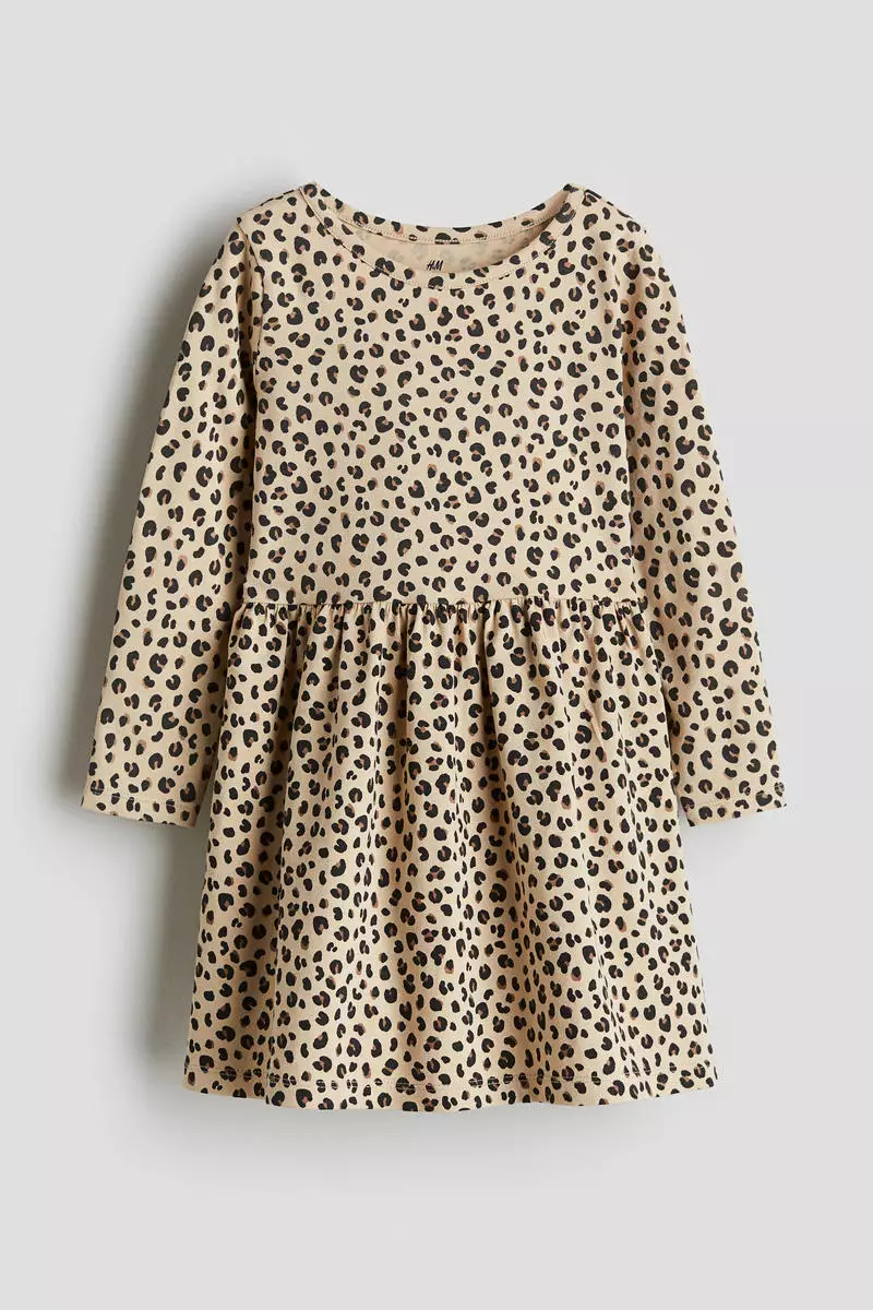 Printed cotton dress