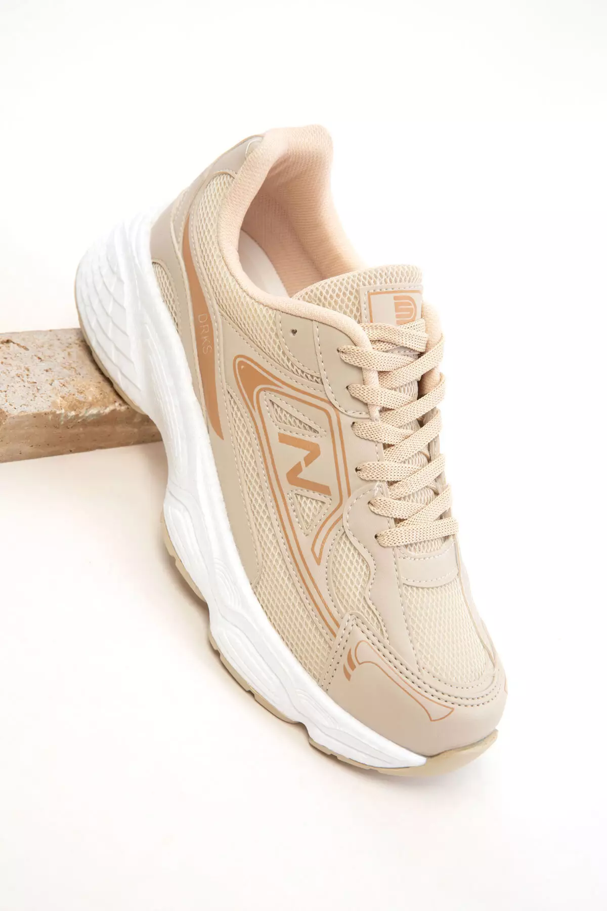 Beige-Tan Women's Sneaker 20762