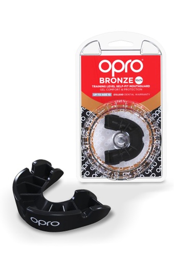 Opro black Opro Black Self Fit Bronze Mouthguard - Junior EFFF2ACACB4389GS_1