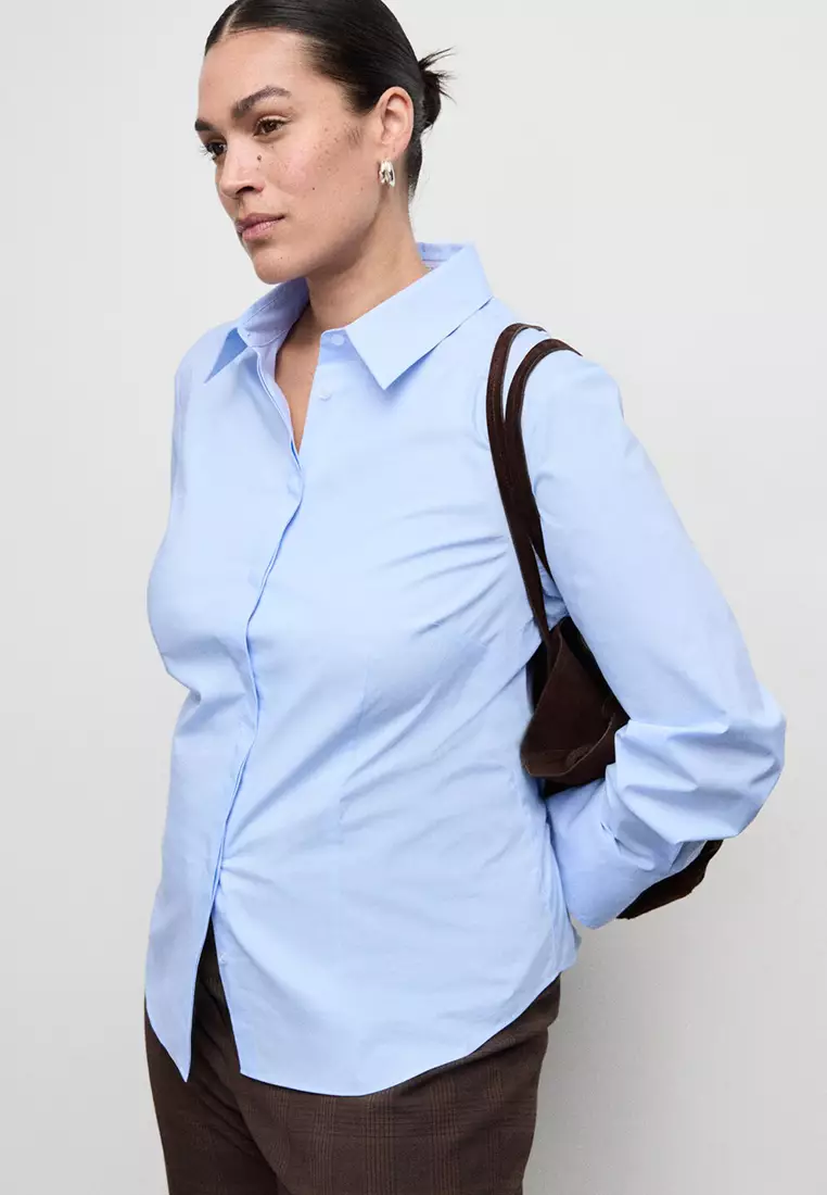 Slim-Fit Poplin Shirt