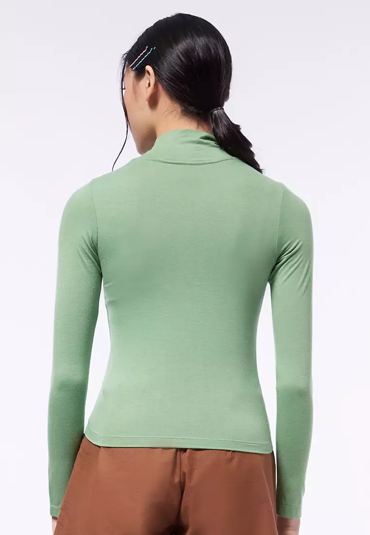 Jumper Light Green High Neck Top Gritstones Light Green High Neck
