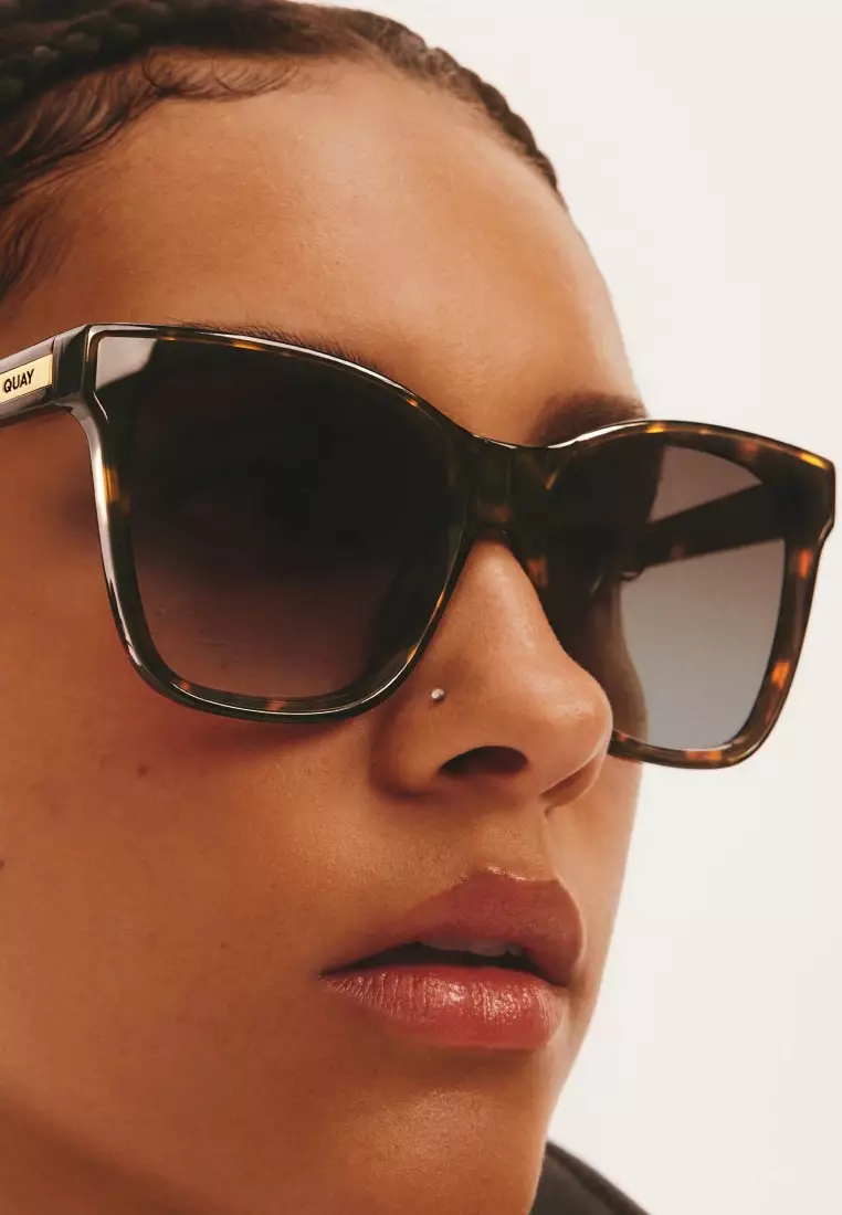After Party Sunglasses - Neutral Tort/Brown