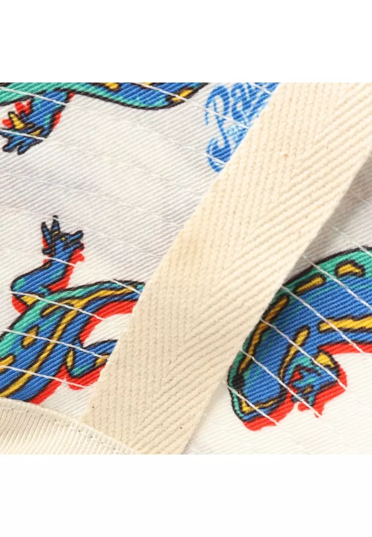 Pre-Loved LOEWE Paula’s Ibiza fisherman hat cotton white multicolor