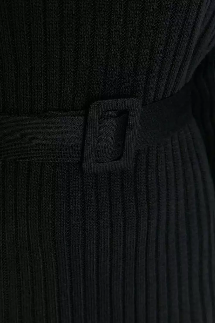 Belted Knit Dress