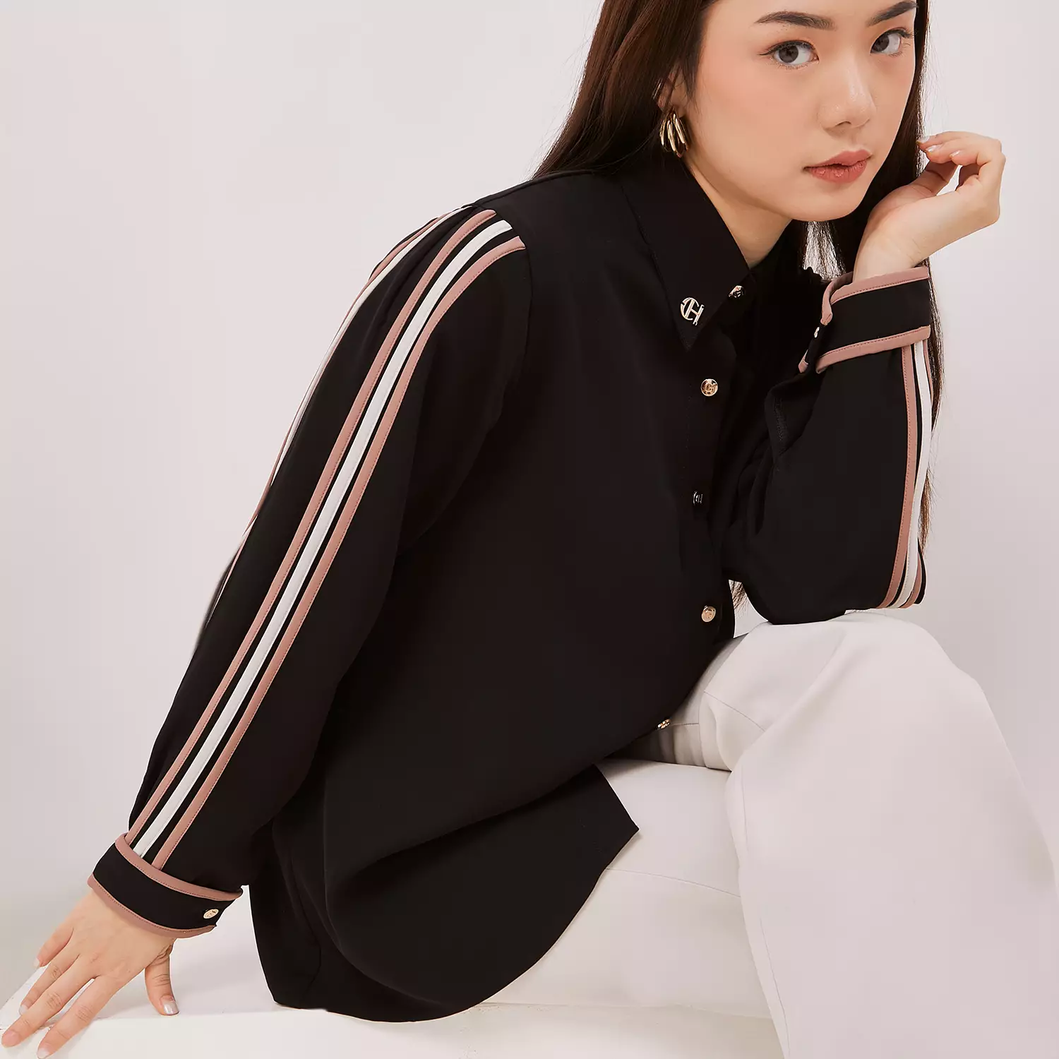 Chanté - Gayana Shirt in Black