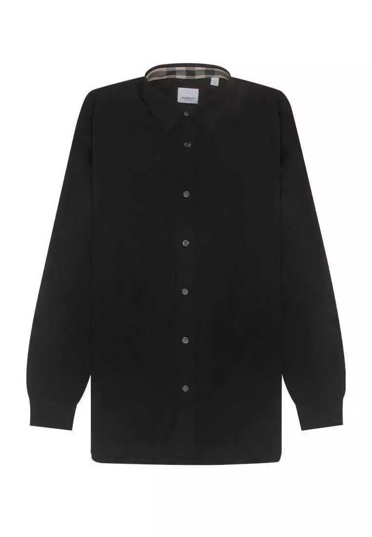 Burberry black long sleeve cheap shirt