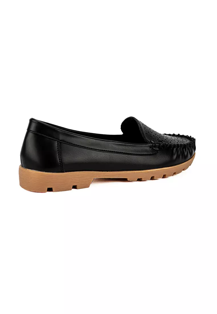 Women's Loafers Flats LW 22008 Black C24