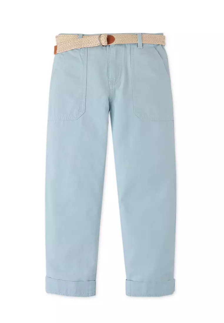 Boys Canvas Straight Leg Pants