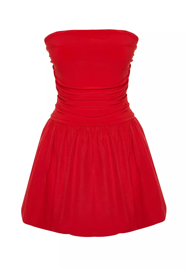 Straight Mini Sleeveless Fitted Dress