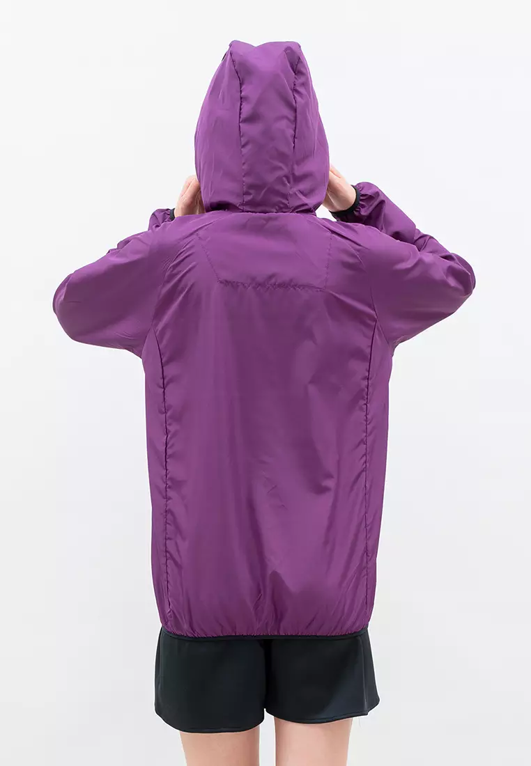 Windbreaker Jacket Woman Winder series Purple