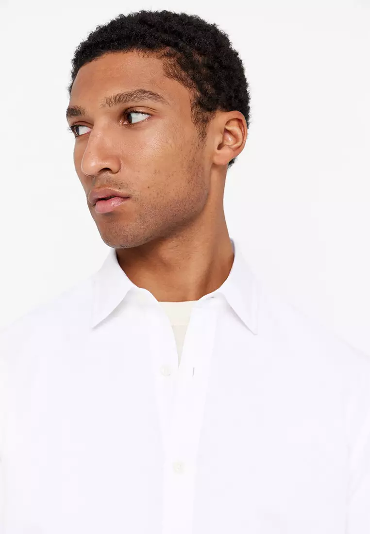 Plain Cotton Linen Shirt