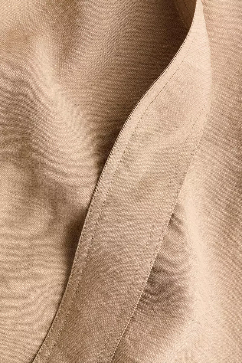 Tie-belt shirt dress