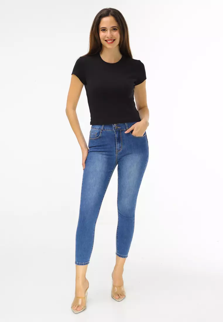 Cropped Skinny High Waist