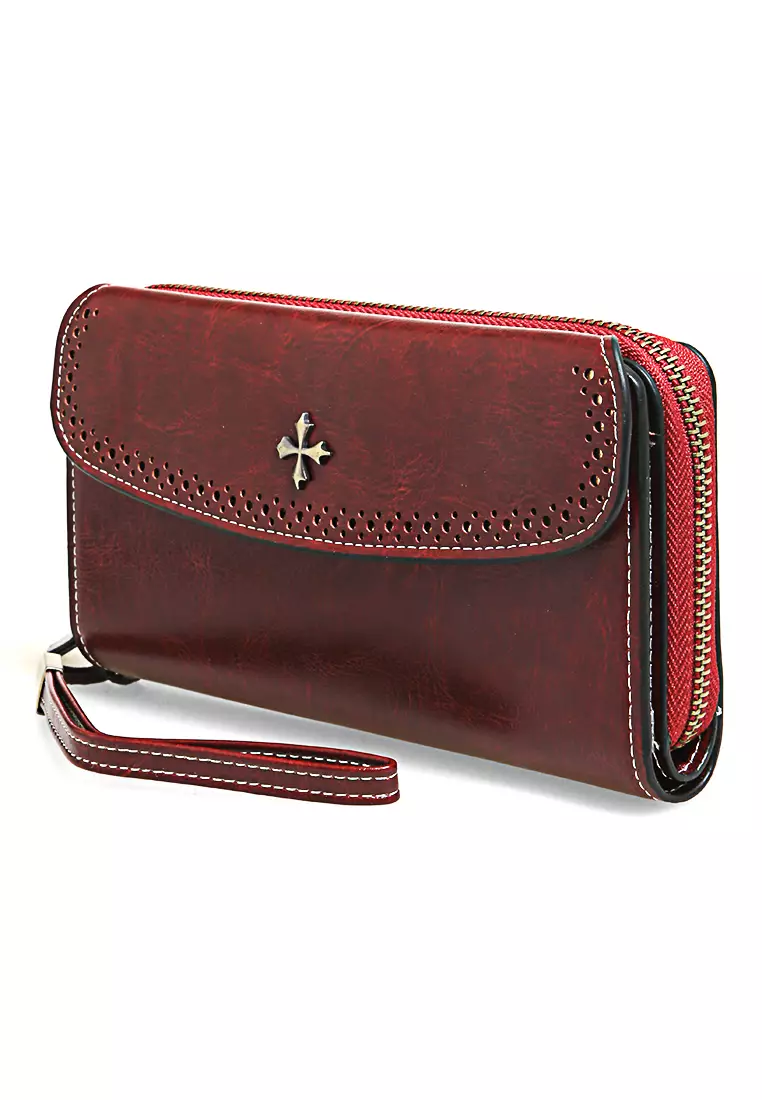 Dompet Pria Wanita Model Panjang Long Wallet Many Slot Material Leather ORIGINAL