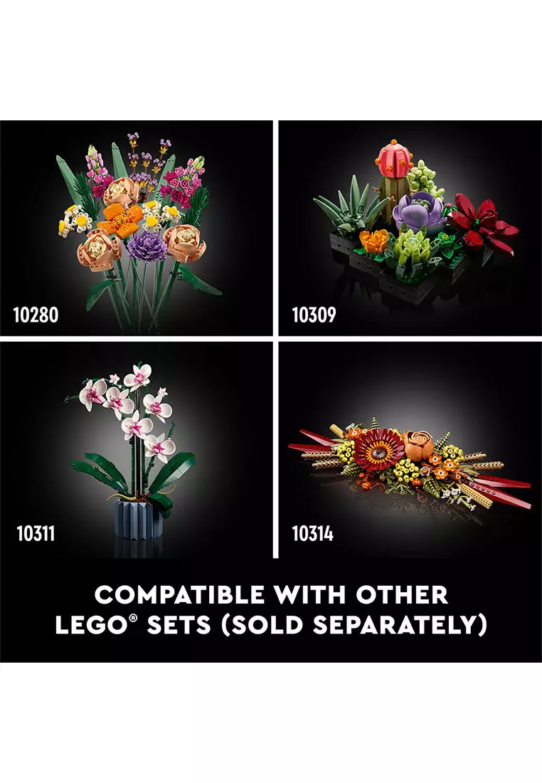 Icons 10313 Wildflower Bouquet, Age 18+, Building Blocks, 2023 (939pcs)