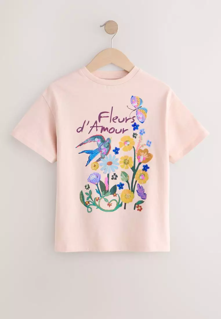 Sequin Graphic T-Shirt