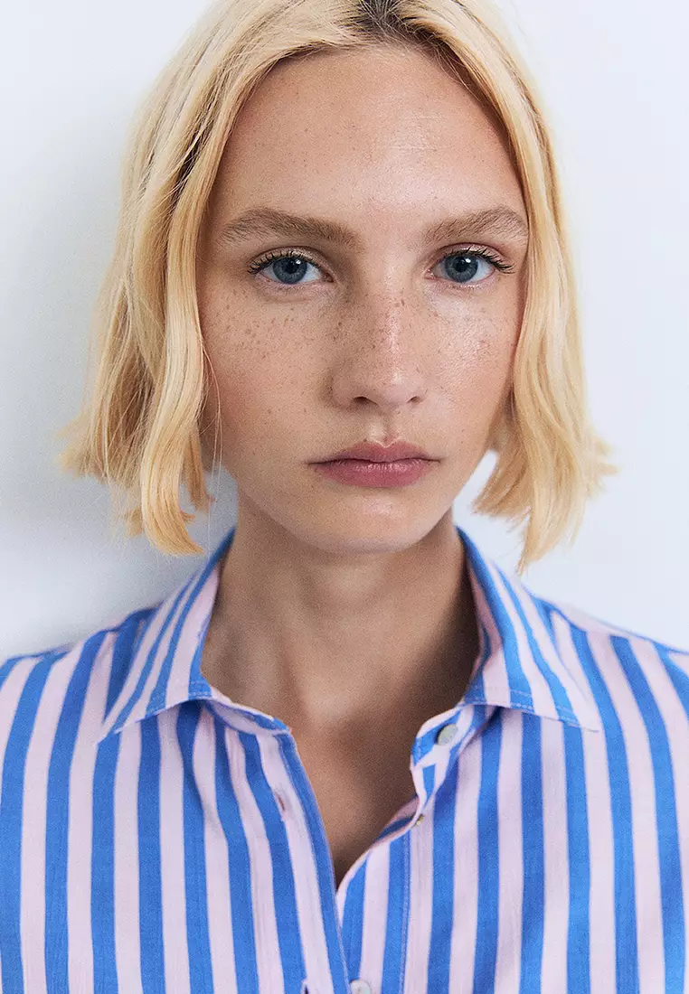 Short Sleeve Striped Shirt