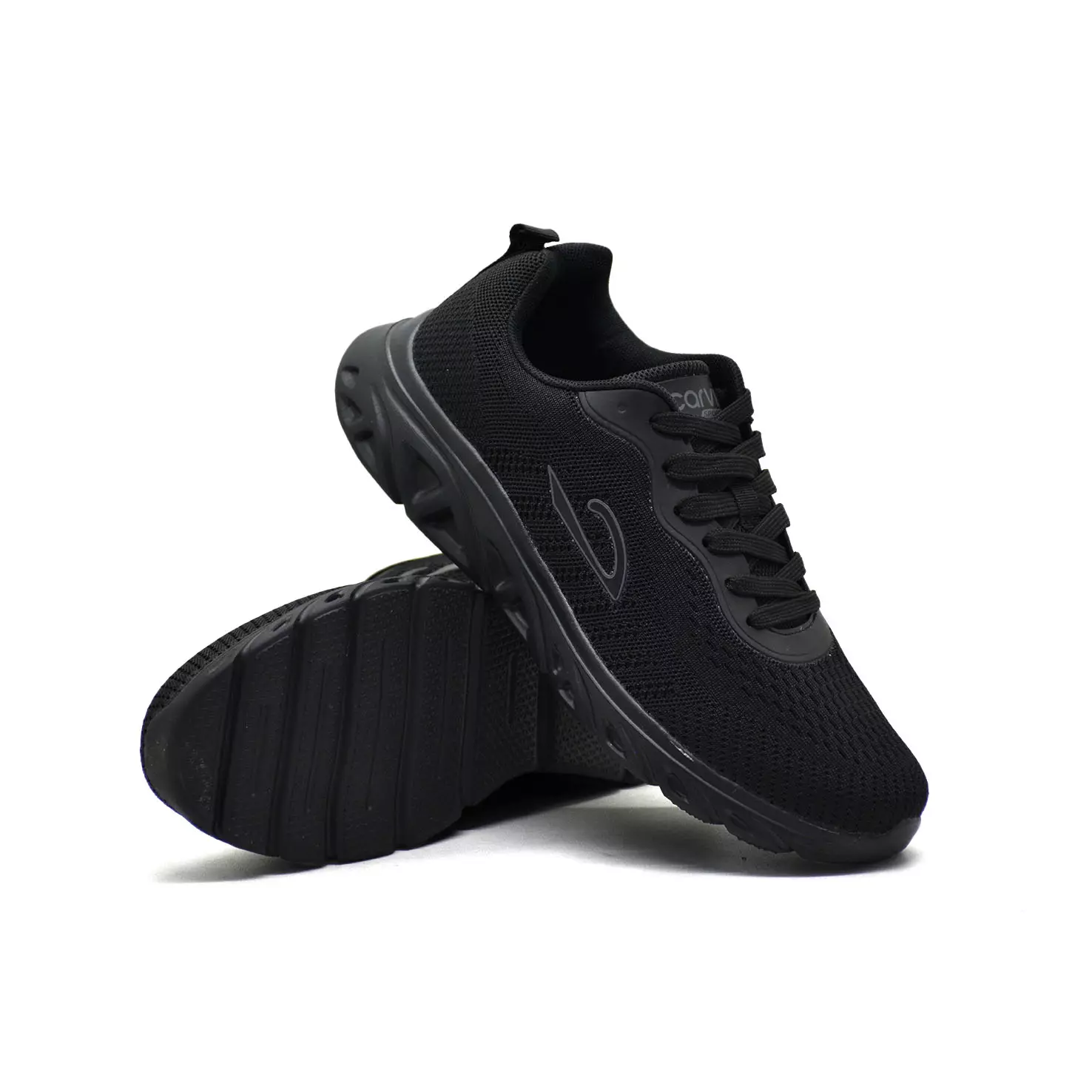 Carvil Sepatu Pria Dinoru-SM Black/Black