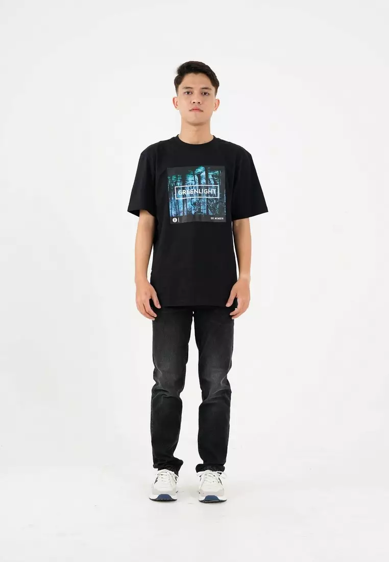 Greenlight Men's T-Shirt Short Sleeve Lightweight Cotton Edinburgh OL-C030424