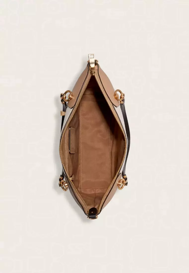 Coach Kacey Satchel Bag In Colorblock Chalk Multi