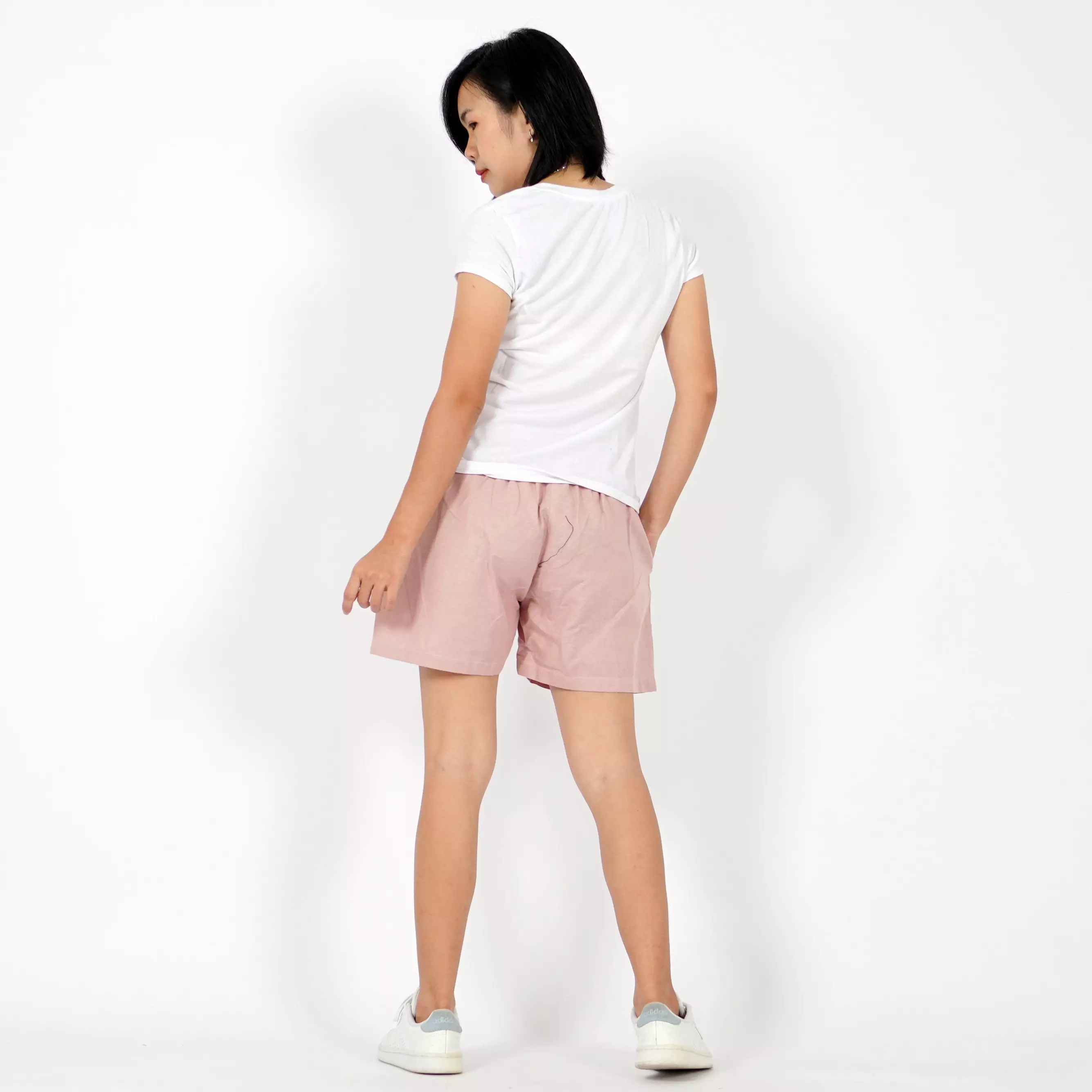 ELISA Celana Pendek Wanita Casual Short Pants Celana Santai - Pink