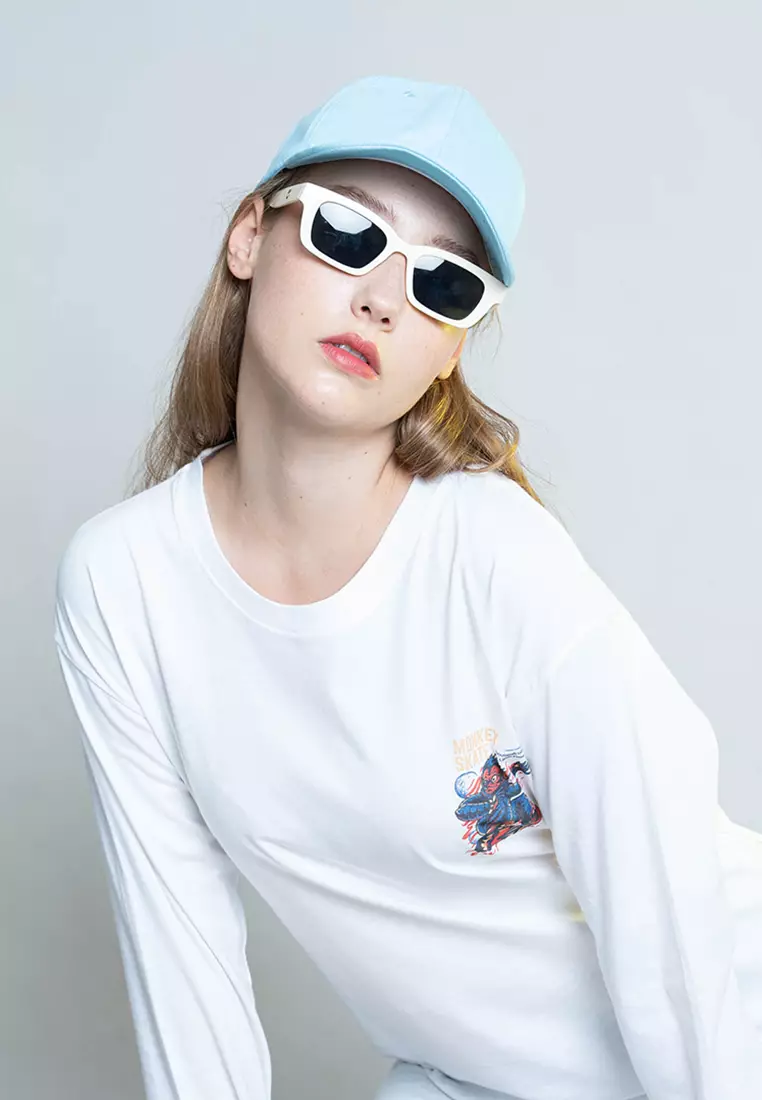 Topi Casual Polos Sport Besi Baseball Cap Tumblr Hat Biru Muda