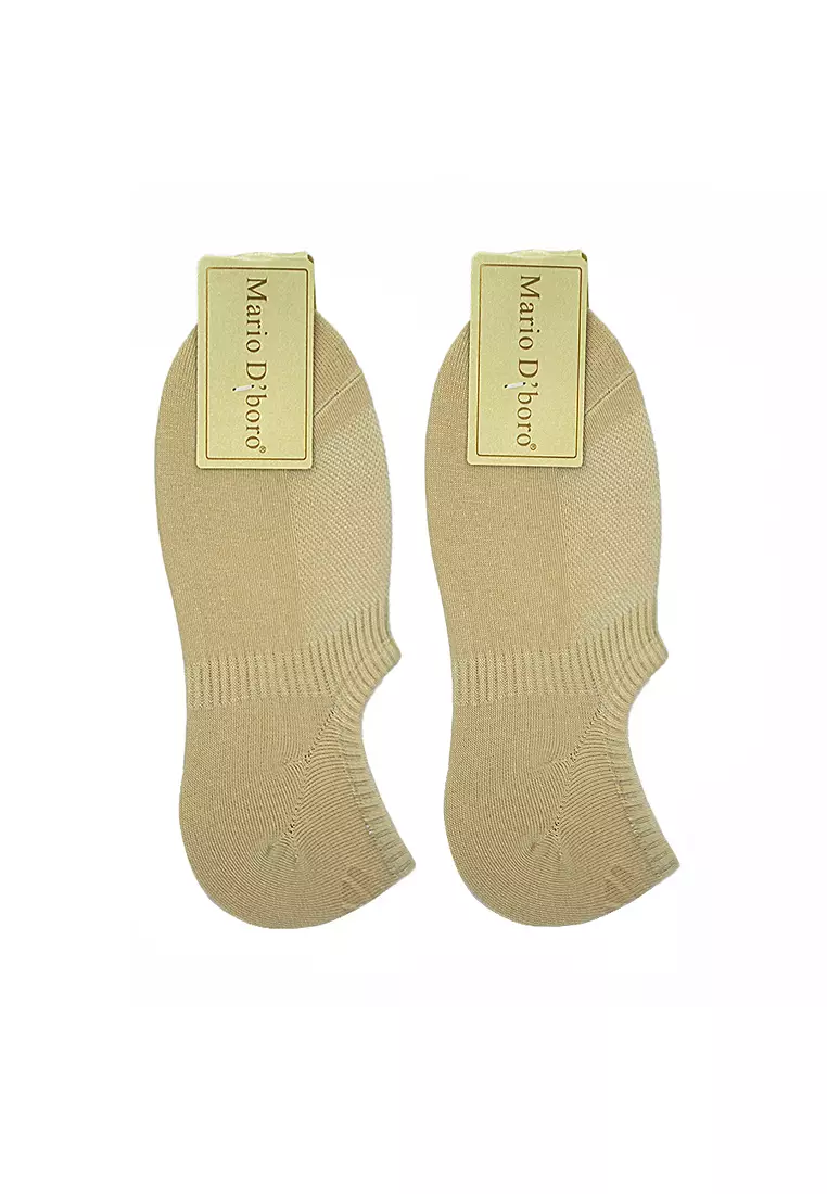Mario D' Boro Accessories Ladies Foot Socks Beige