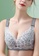 ZITIQUE green Women's Lace Floral Pattern 3/4 Thin Cup Bra - Green BFE6BUSA6A3039GS_2