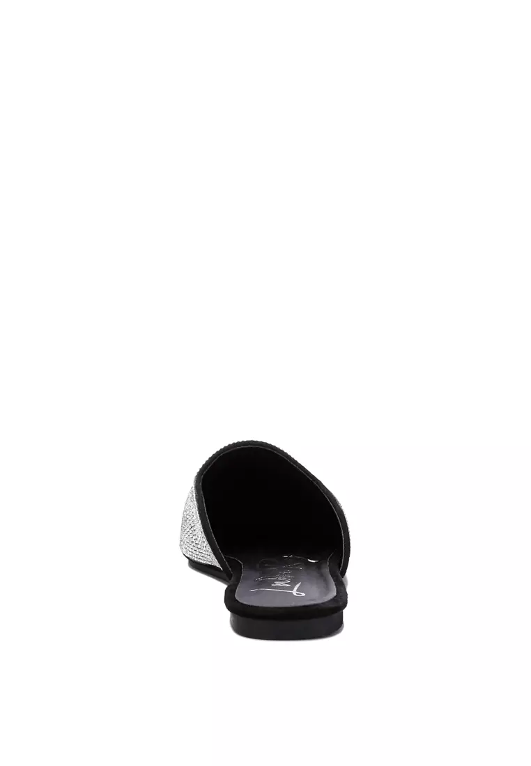 Buy London Rag Black Rhinestones Mules 2026 Online | ZALORA Philippines