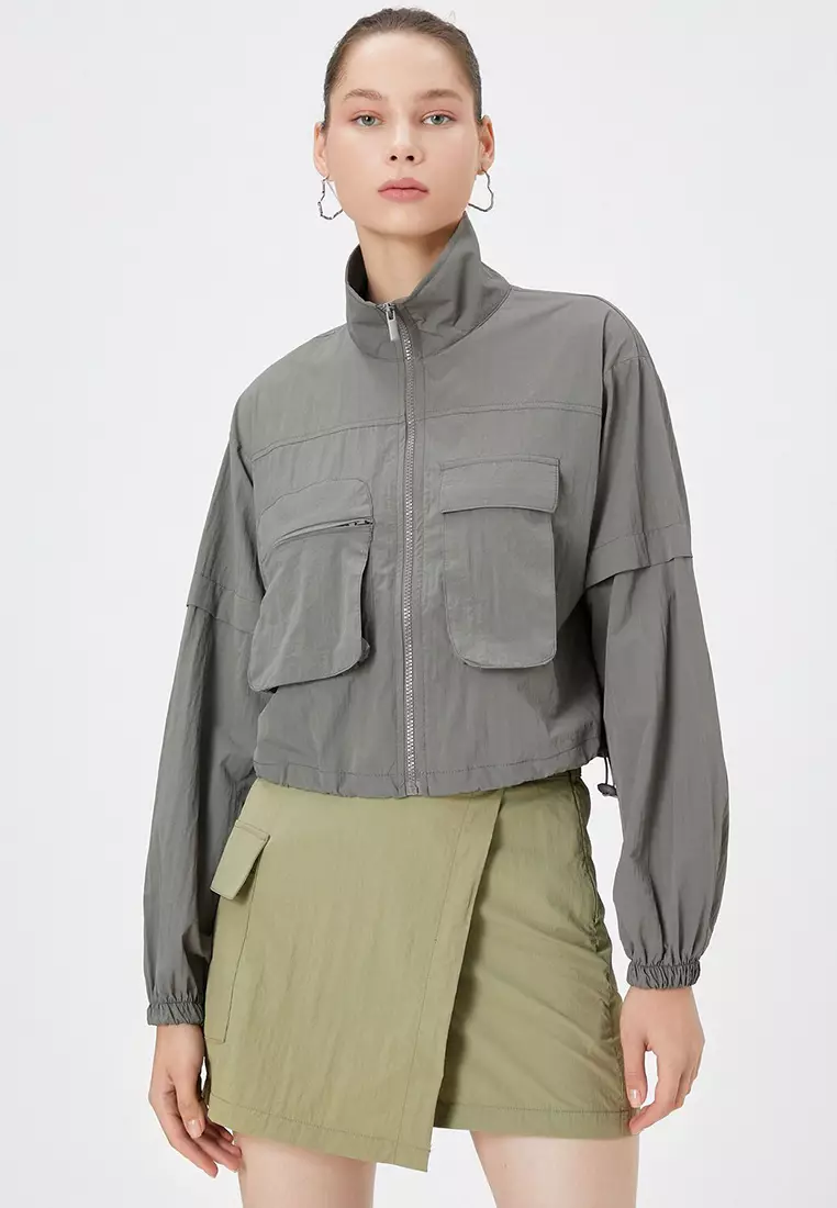Parachute High Neck Jacket