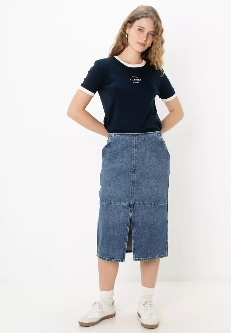 Denim Midi Skirt - Tommy Jeans