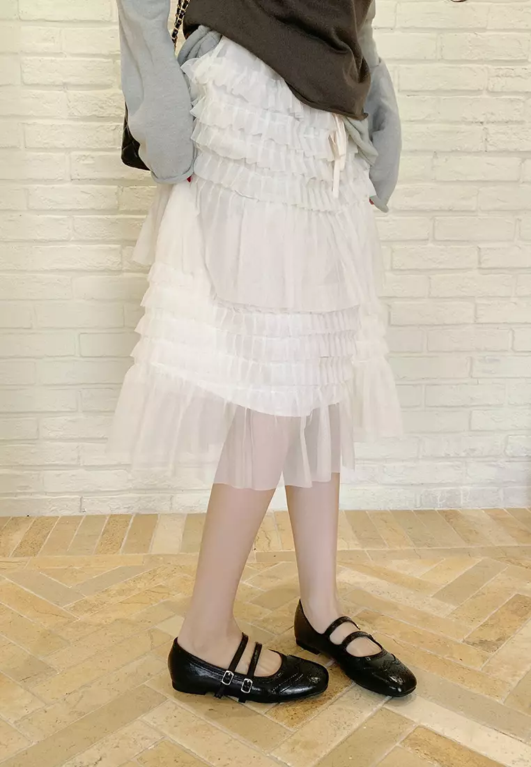 雕花雙搭帶瑪麗珍妮鞋 WW363-6