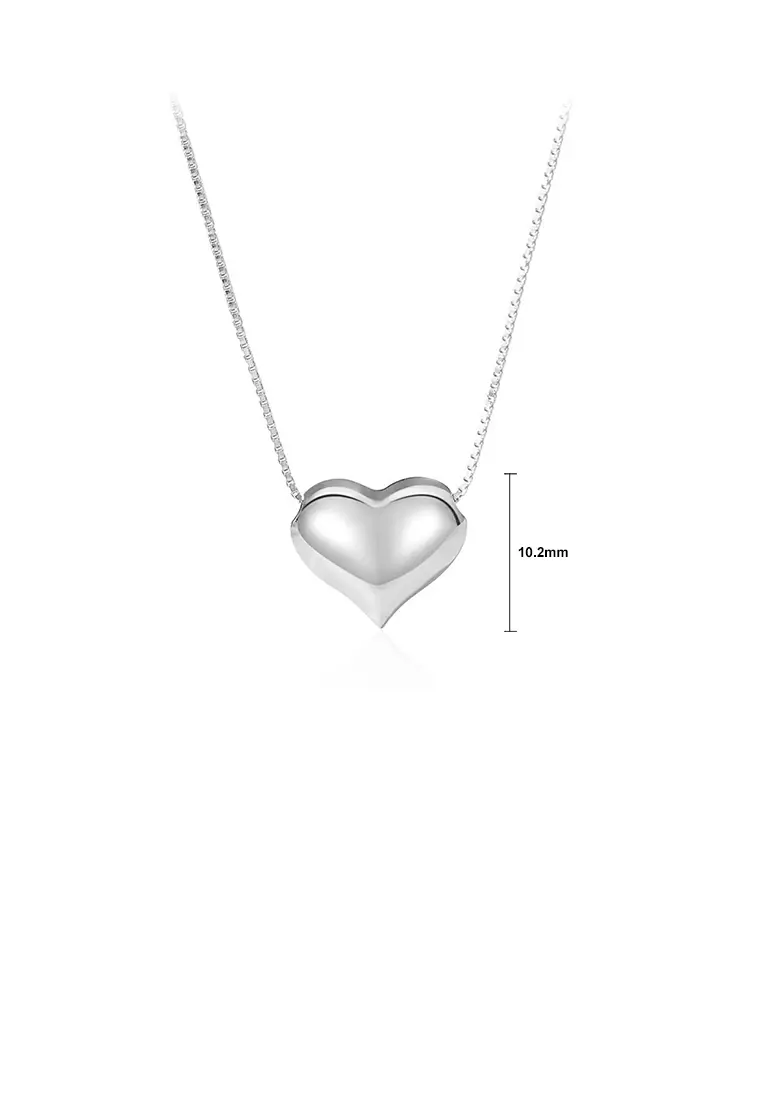 Cute simple clearance silver necklace