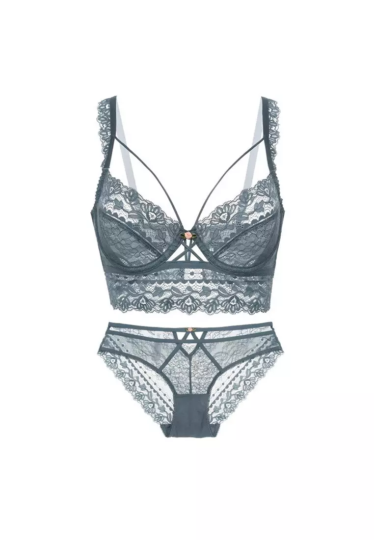 New Lace Lingerie Underwear Bra Set A011003BL