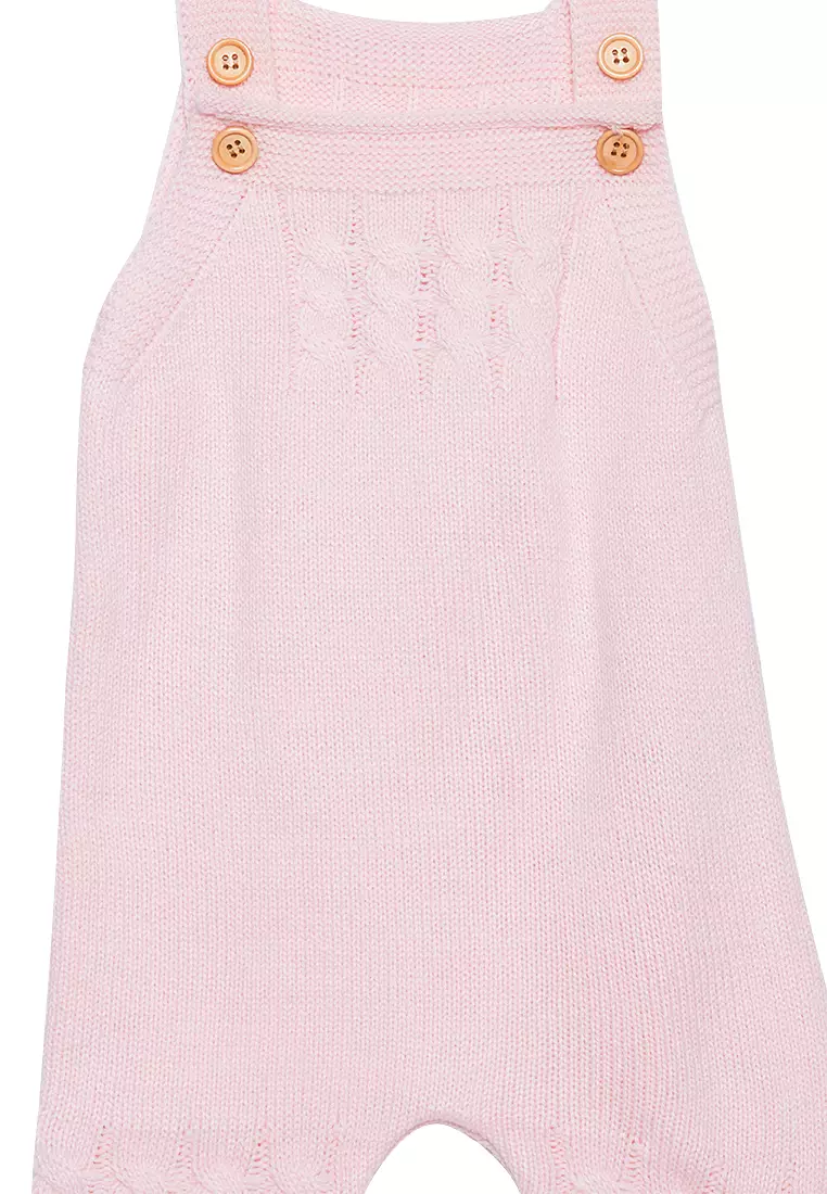 Check Knitted Romper