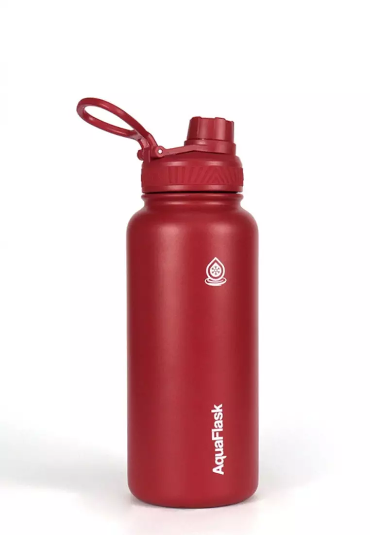 32oz Wide Mouth Water Bottle Cherry Red