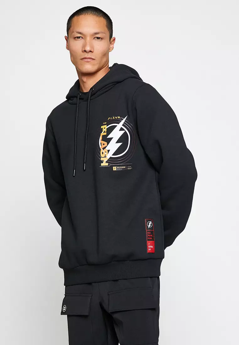 Black flash hoodie outlet