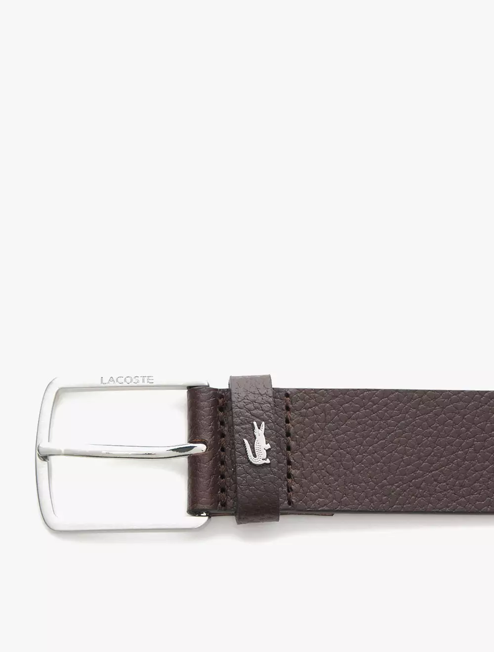 Grained Leather Belt - BLUE