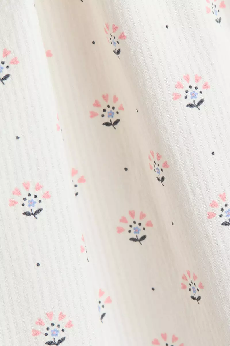 Printed empire-line dress
