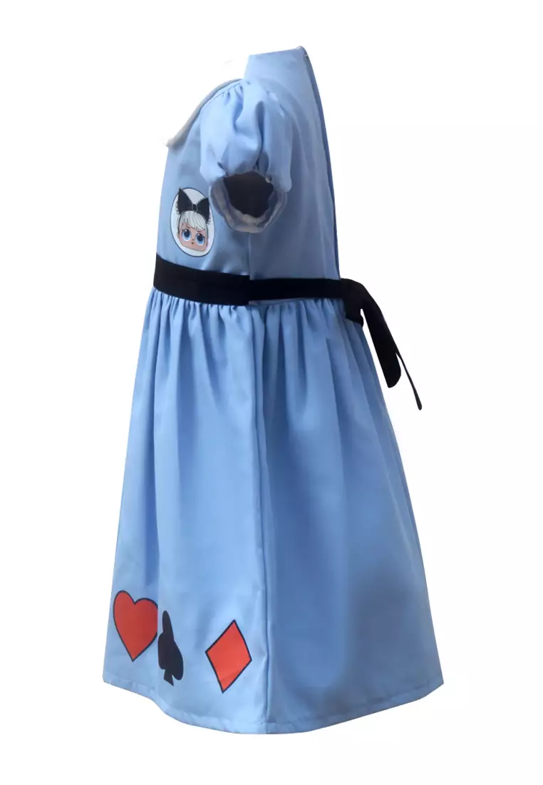 Two Mix Dress Anak Bahan Katun Usia 1-12 Tahun 4202