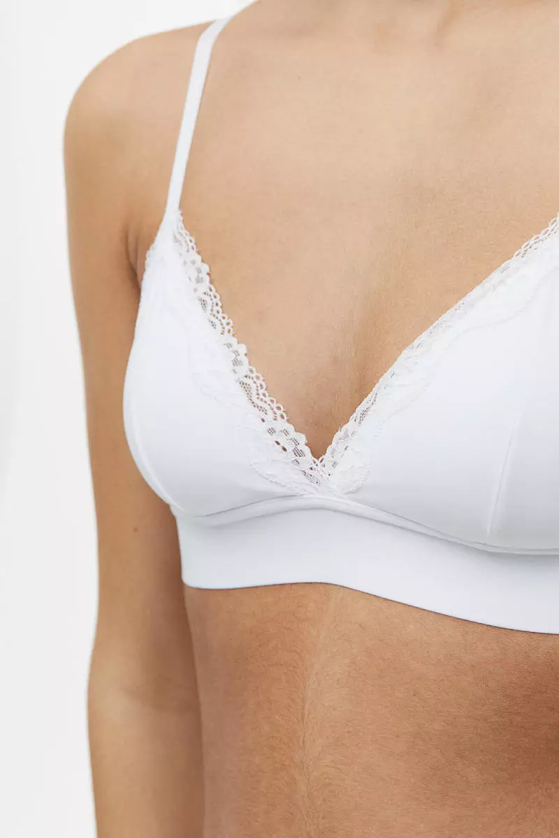 Buy H&M Padded jersey bra 2024 Online