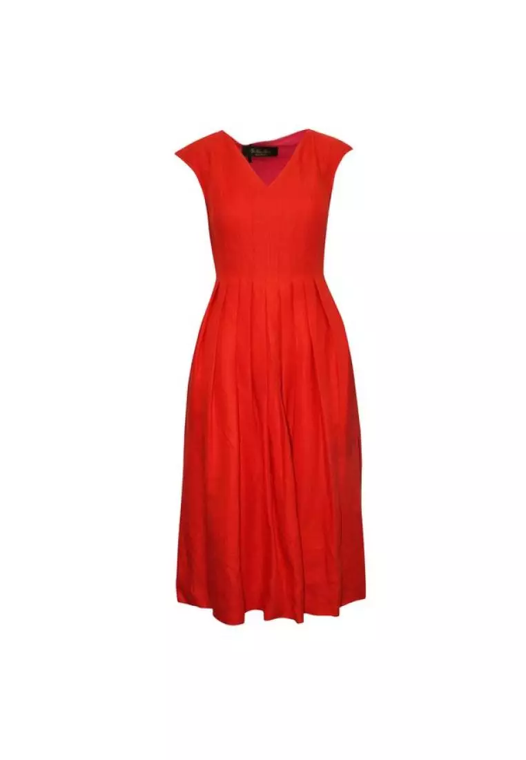 Red a deals line cocktail dress