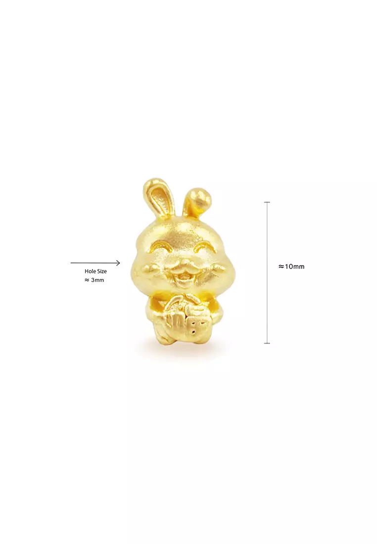 THE Mix Collection 999.9/24K Pure Gold 12 Zodiac Charm Gold Steel Wire Clasp Bracelet Set L1-B649D