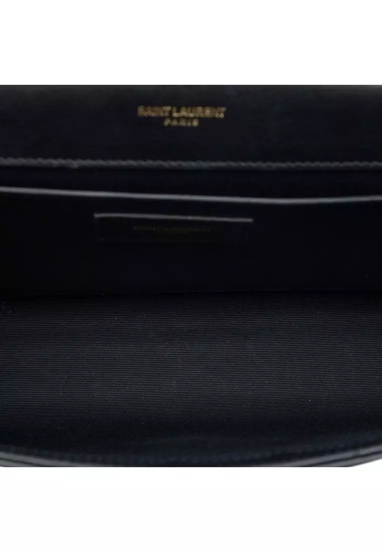 Pre-Loved Saint Laurent Medium Smooth Calfskin Rockstar Patchwork Monogram Kate Crossbody