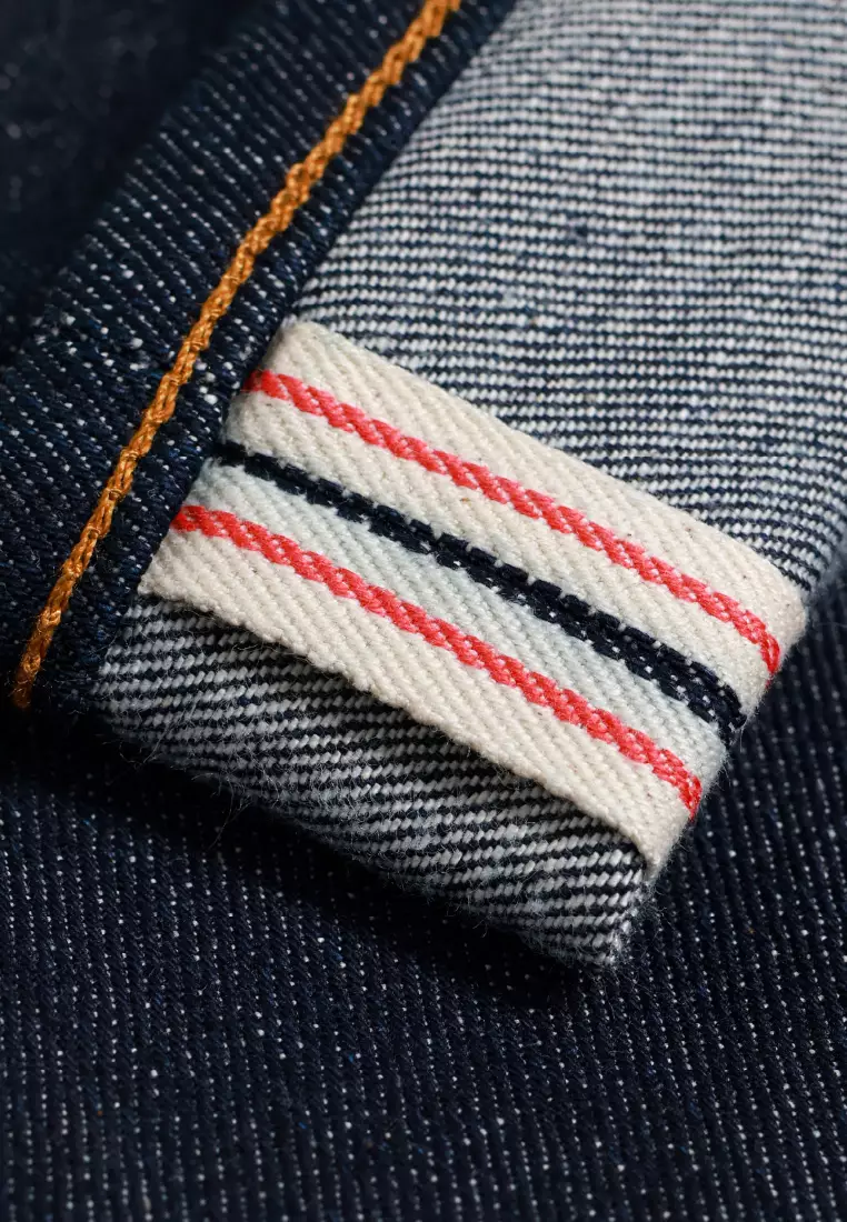 Used 1968 - Celana Panjang Pria Denim Regular Straight Cut Double Red Selvedge 16oz